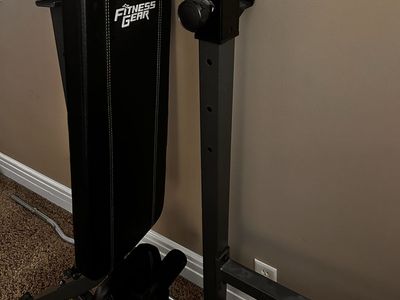 Weight bench and hand weights