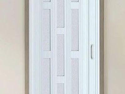 New - DIYHD 30x96 Glass Accordion Door for Tall Opening