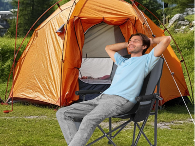 RedCamp Oversized Folding Camping Chair for Adults, Heavy Duty 250/300/330Lb