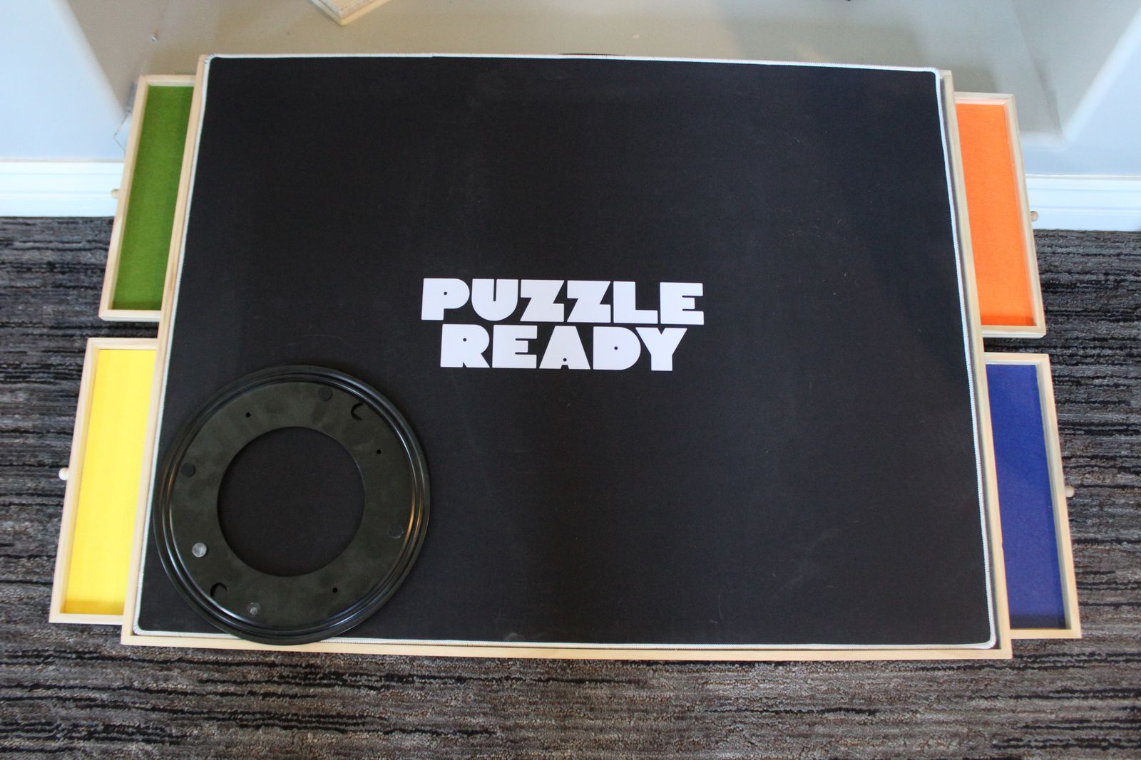 Puzzle Ready Wood Puzzle Table