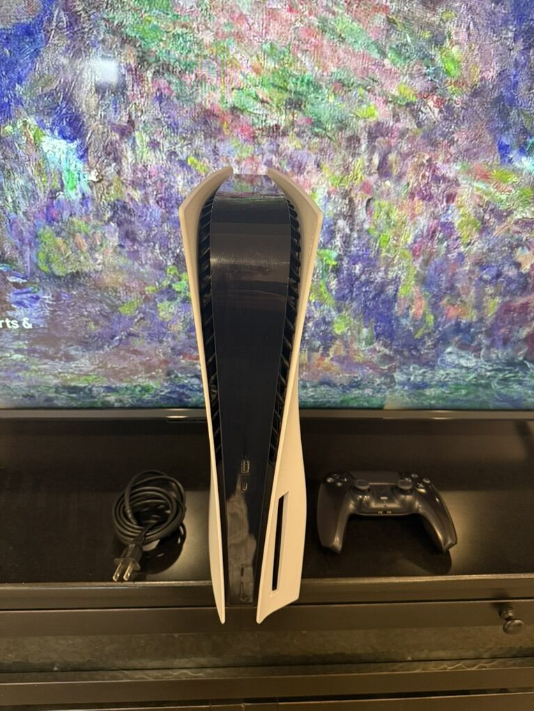 PS5 With Black Controller