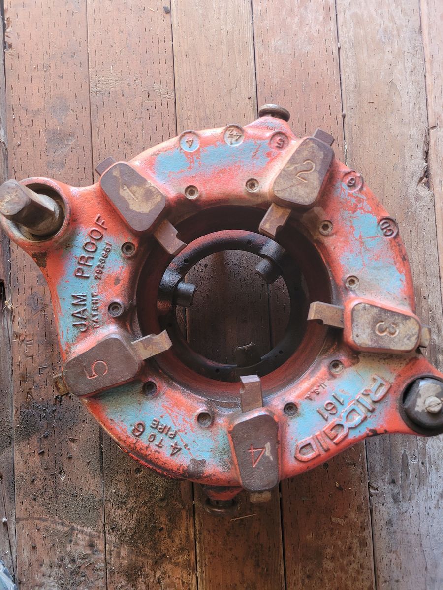 4" - 6" rigid pipe threader