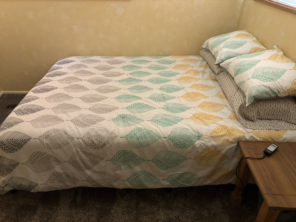 New! Queen Eurotop Mattress with Adjustable Frame