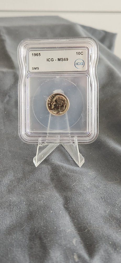 1965 Dime 10C MS69 SMS
