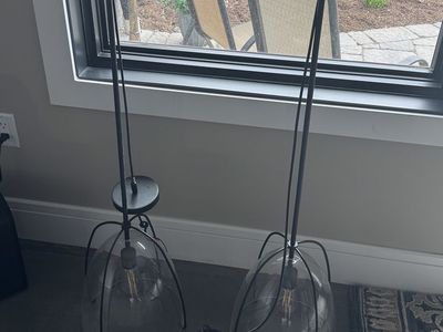 Pendant Lights. Two Of Them.