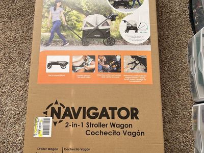 NEW: Baby Trend Navigator 2-in-1 Stroller Wagon - Desert Tan