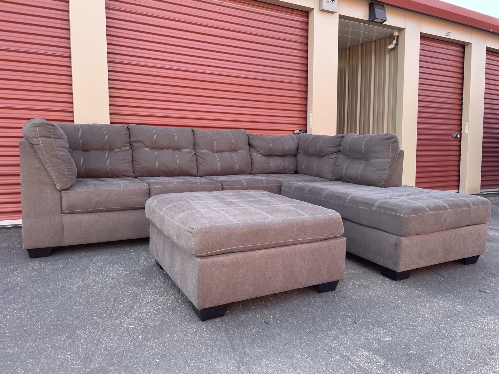 Ashley Furniture Dark Grey L-Sectional