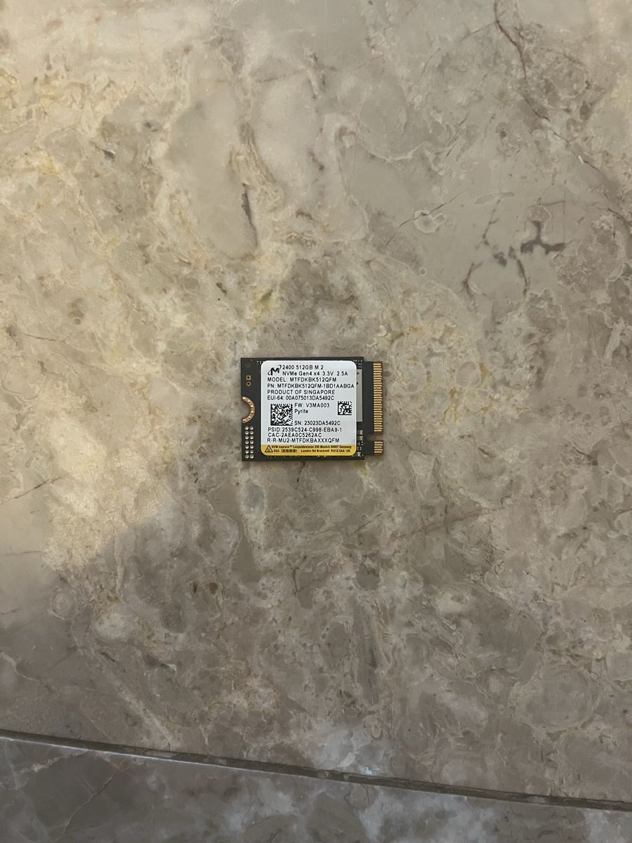 512GB NVMe Gen4 M.2 2230