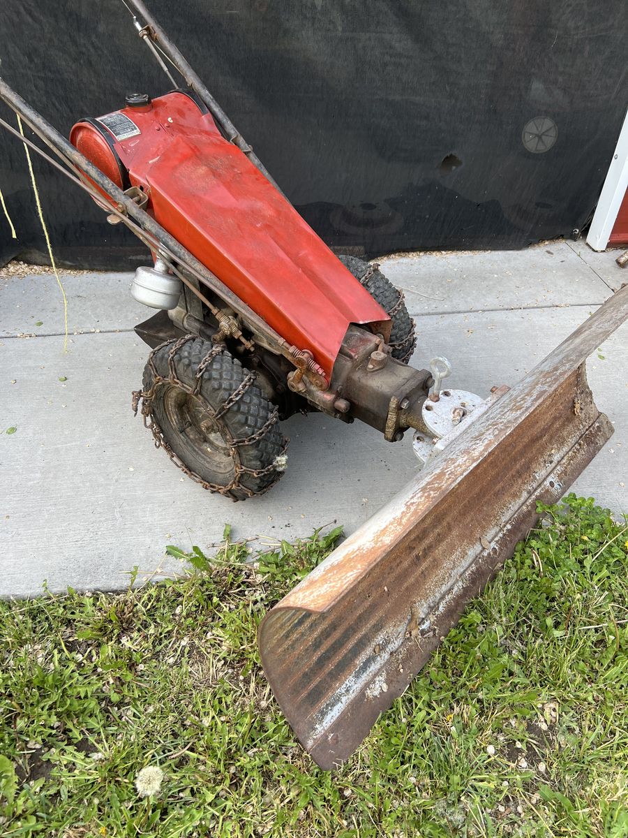 Vintage Gravely Tractor plow