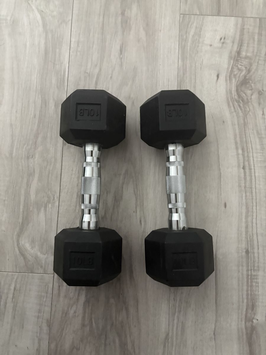 Pair of 10lb dumbbells