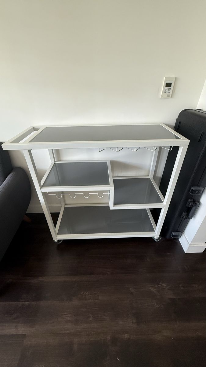 Modern bar cart
