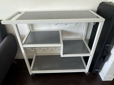 Modern bar cart