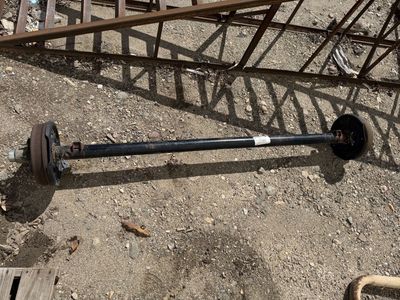 6 lug 4400 lbs axle- new brakes and bearings