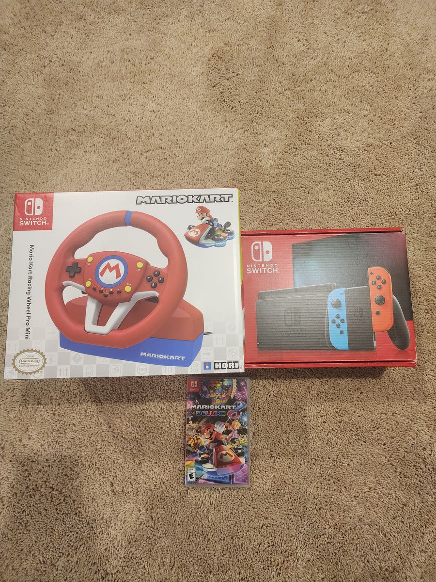Brand New Nintendo Switch Mario Kart Bundle