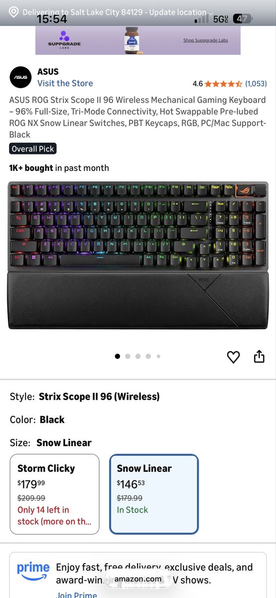 Wireless Mechanical Gaming Keyboard