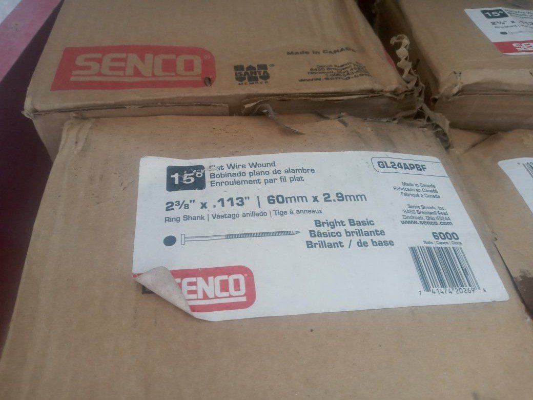 Senco Collated Fasteners and Framing Nails Lot