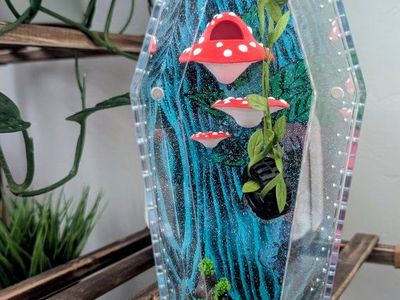 Jumping spider enclosure, spider terrarium, spider house. No spider. Shipping available!