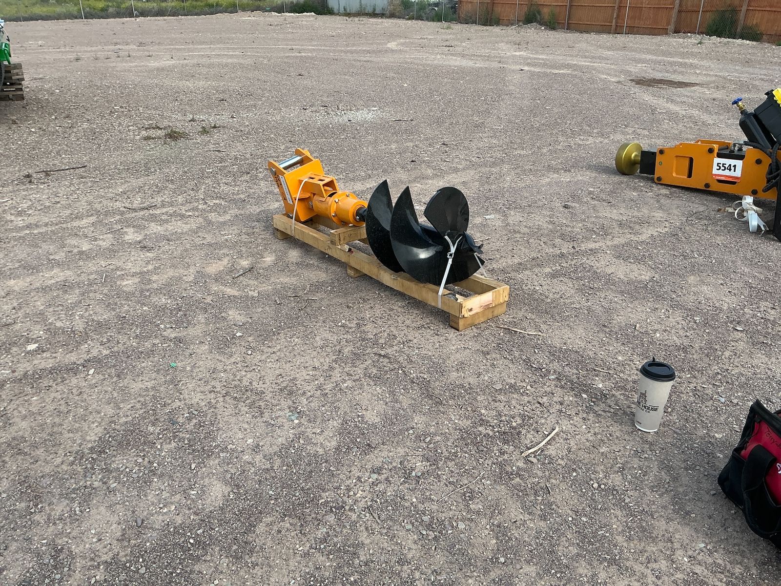 2026 GIYI Excavator Auger - Fits Cat 305 (Unused) Stock #10012
