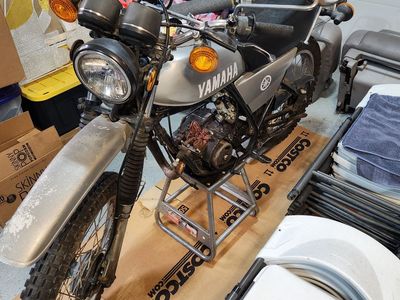 Used 1979 Yamaha DT175 Enduro Motorcycle - Vintage Off-Road Bike, Needs Rebuild