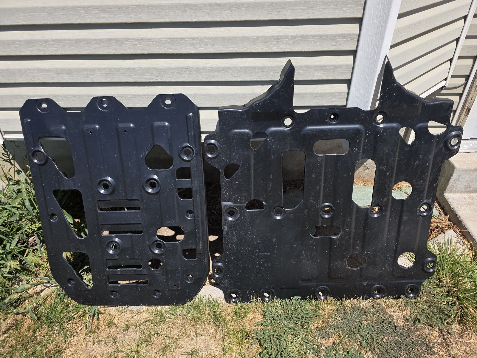 2024 Honda Talon 1000r Factory Skid Plates, 2 PC, NEW -I replaced with aftermarket before any riding.