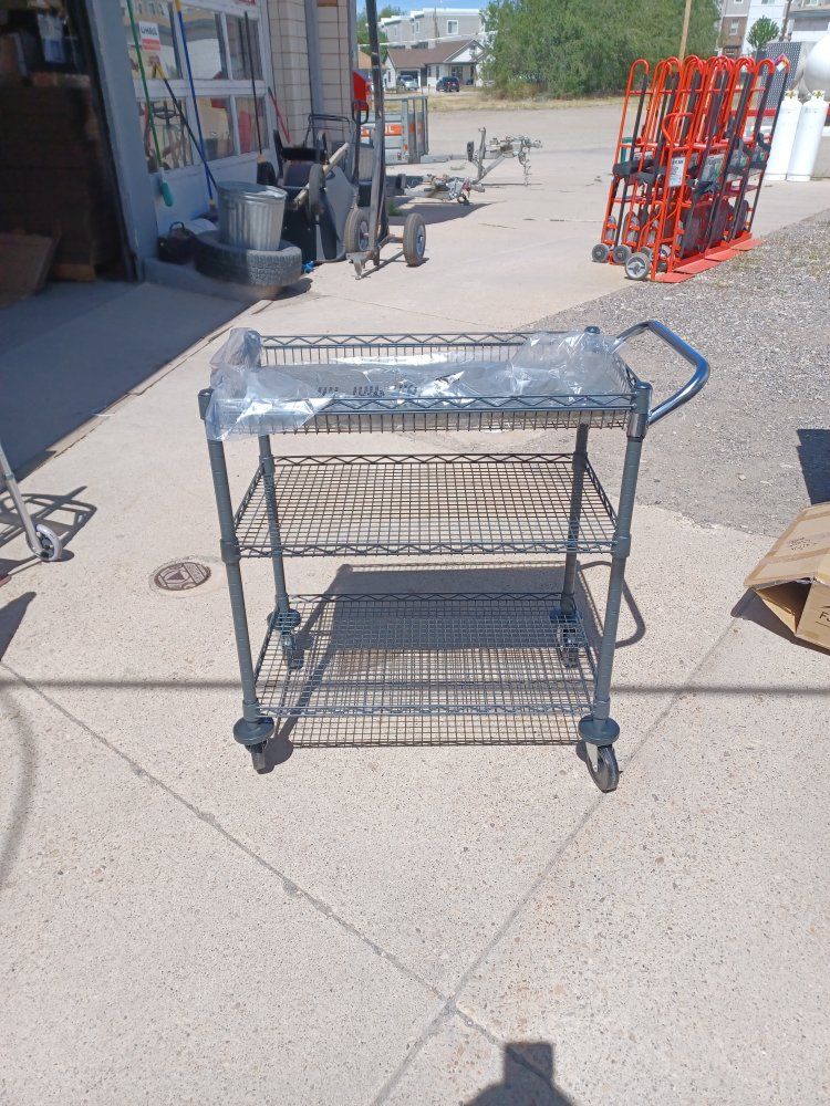 Seville three tier utility cart