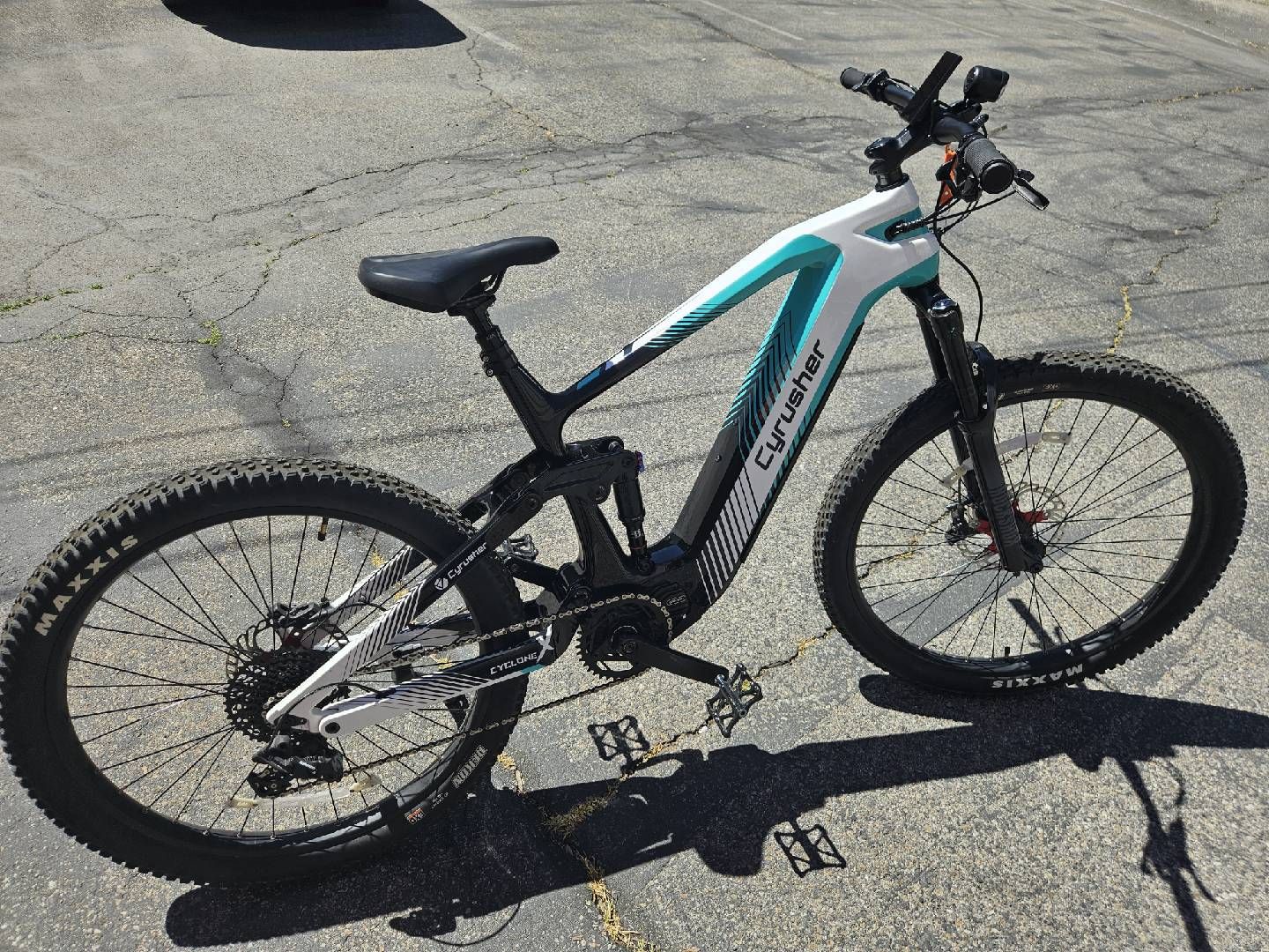 Cyrusher "CycloneX" E-Bike, Mid-Drive, Blue
