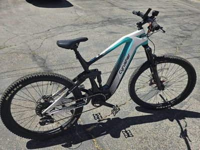 Cyrusher "CycloneX" E-Bike, Mid-Drive, Blue