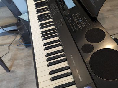 Casio WK-7500 76-Key Workstation Keyboard with Canvas Case