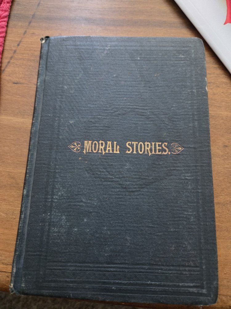 Moral Stories Antique 1891 LDS Book Juvenile Instructor Office Salt Lake City