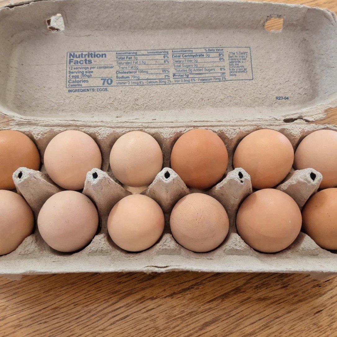 Farm Fresh Brown Eggs