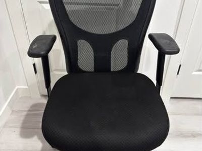 Tempur-Pedic Black Mesh Back Ergonomic Office Chair with Adjustable Arms