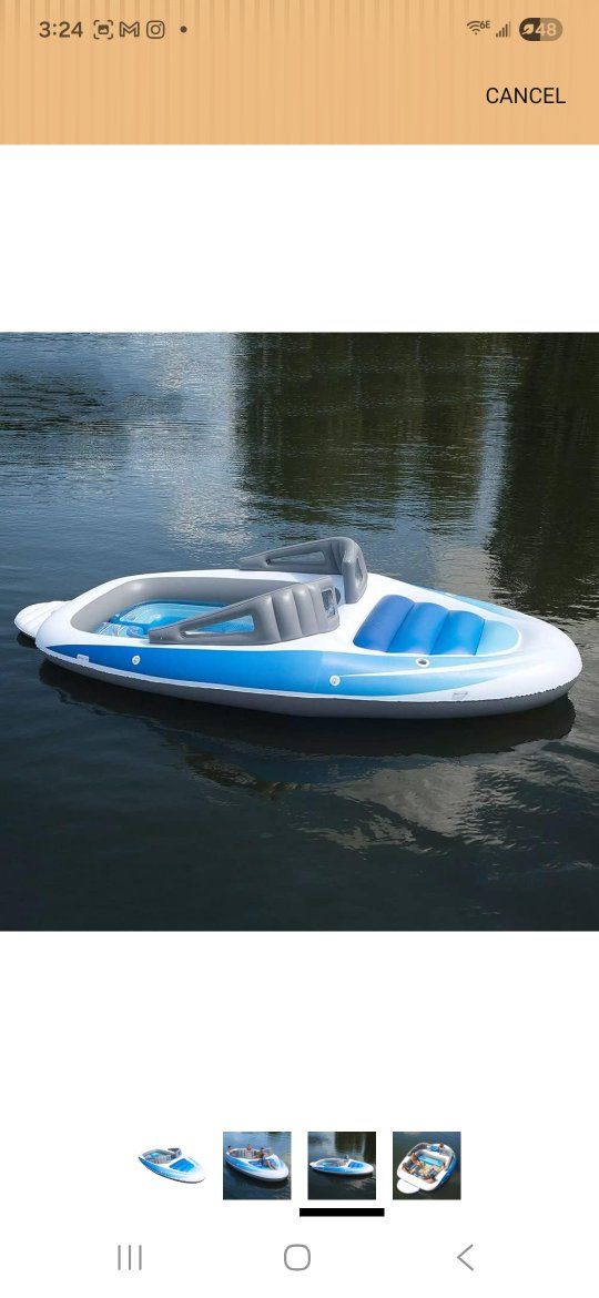 Inflatable Bay Breeze Boat Island Party