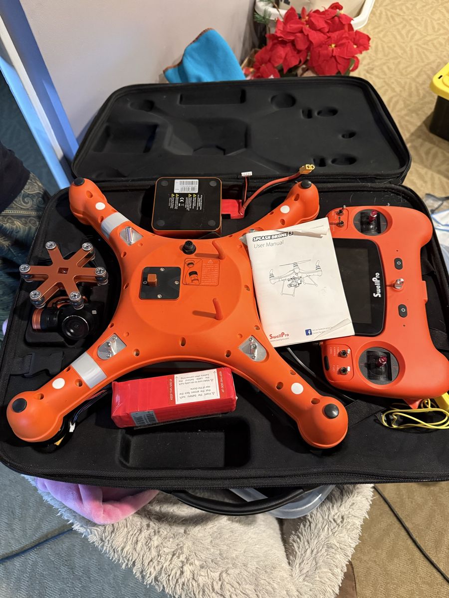 SwellPro SplashDrone 3 Waterproof Drone with Controller, Camera, and Case