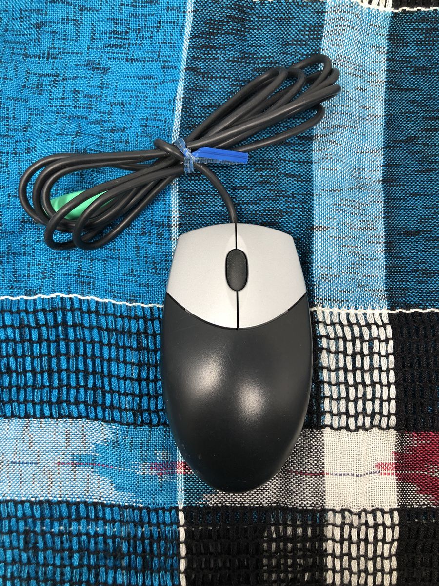 Logitech Wired mouse (Black & Silver)