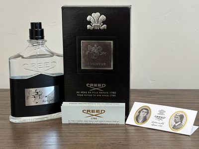 Creed Aventus Used Few Times With Box (Missing Cap)