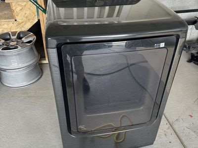 Samsung DVE50A8600V Smart Dial Gas Dryer Black Stainless Steel - Used