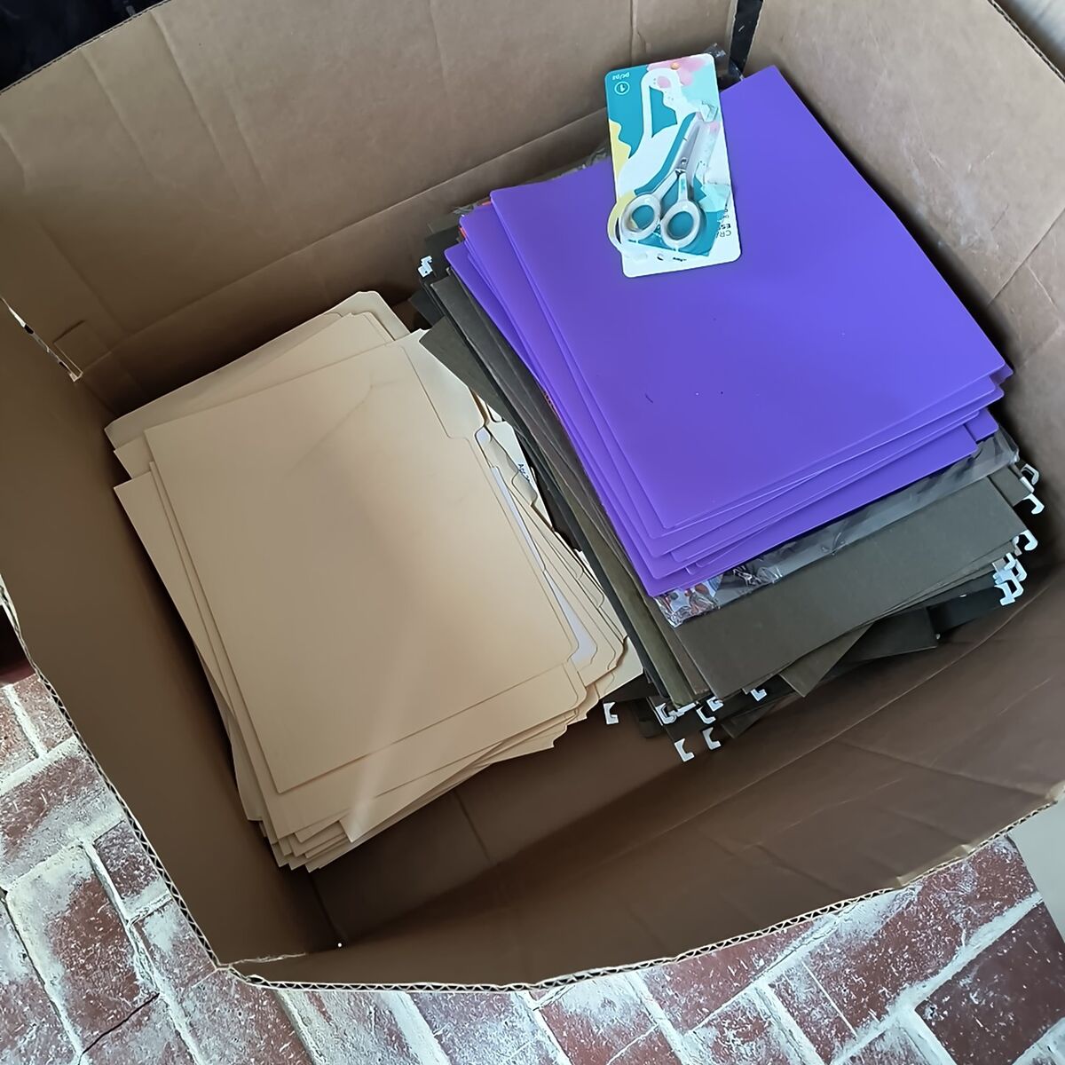 box of folders