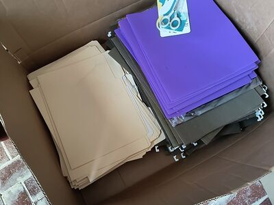 box of folders