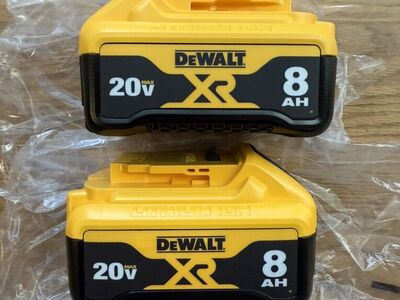 Dewalt 20v Batteries 8ah 2 Pack