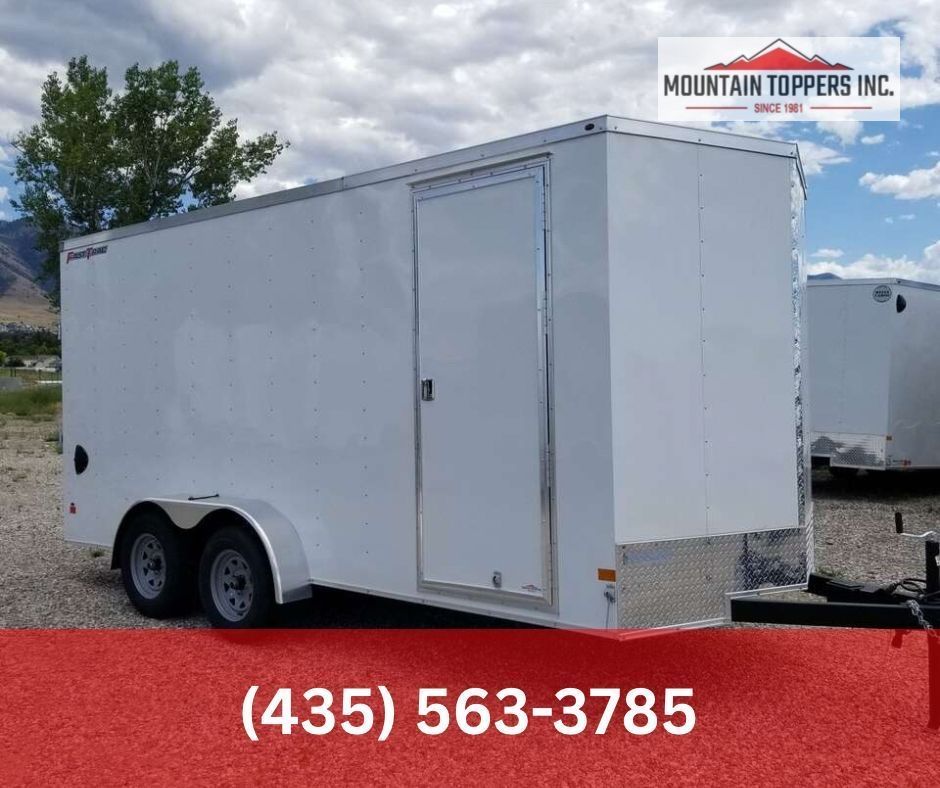 NEW WELLS CARGO 'DELUXE MODEL' 7X16 TRAILER 16 FT.