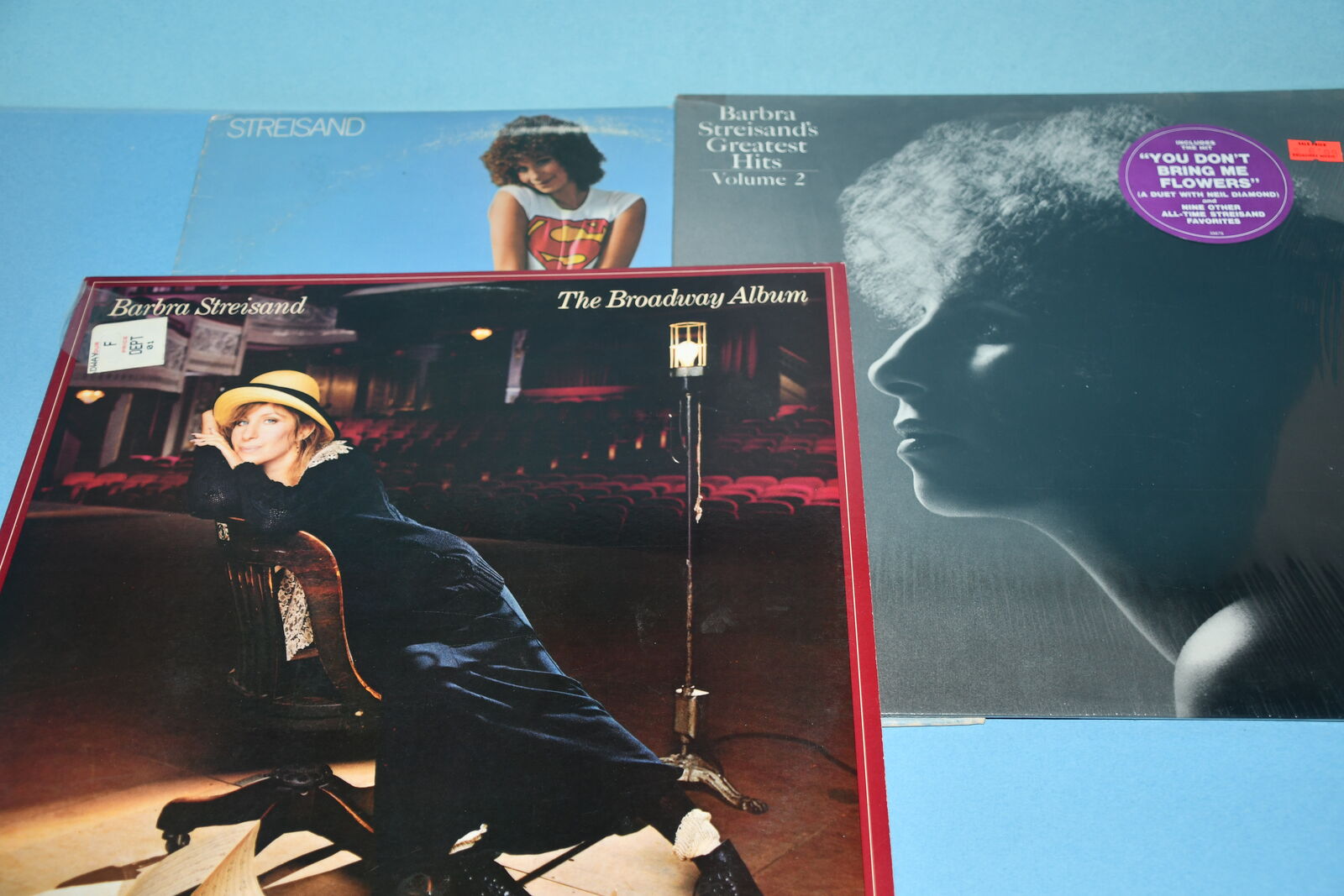3 VINTAGE "BARBRA STREISAND" VINYL RECORDS ~ ALL FOR $5!
