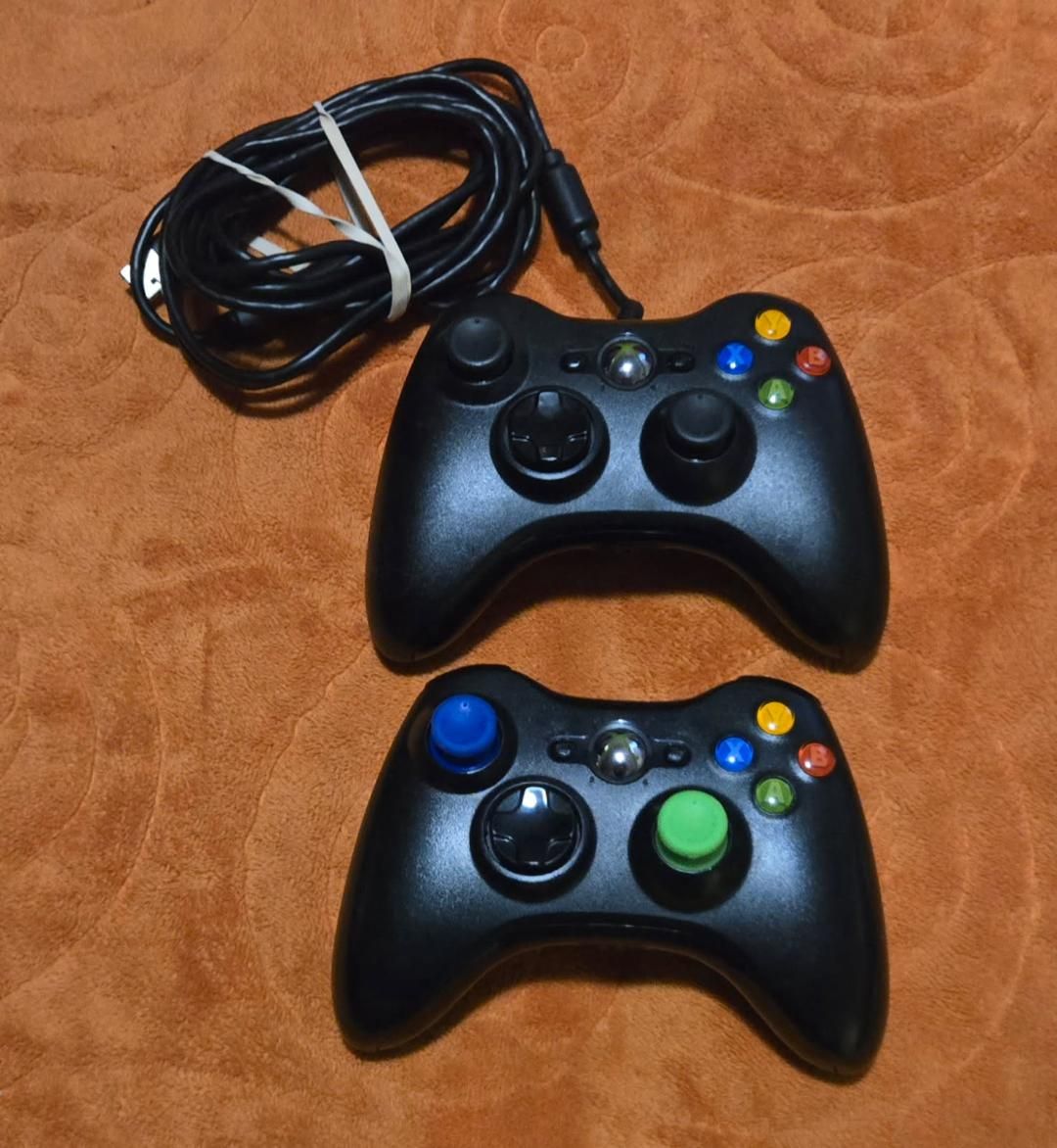 2 Microsoft Xbox 360 controllers! Trades considered!