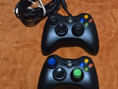 2 Microsoft Xbox 360 controllers! Trades considered!