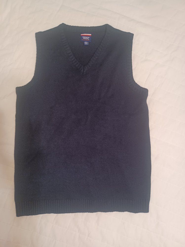 APA French Toast V-Neck Sweater Vest Navy Blue XXL (18/20)