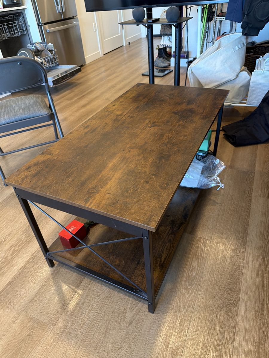 coffee table that can turn in to a real table