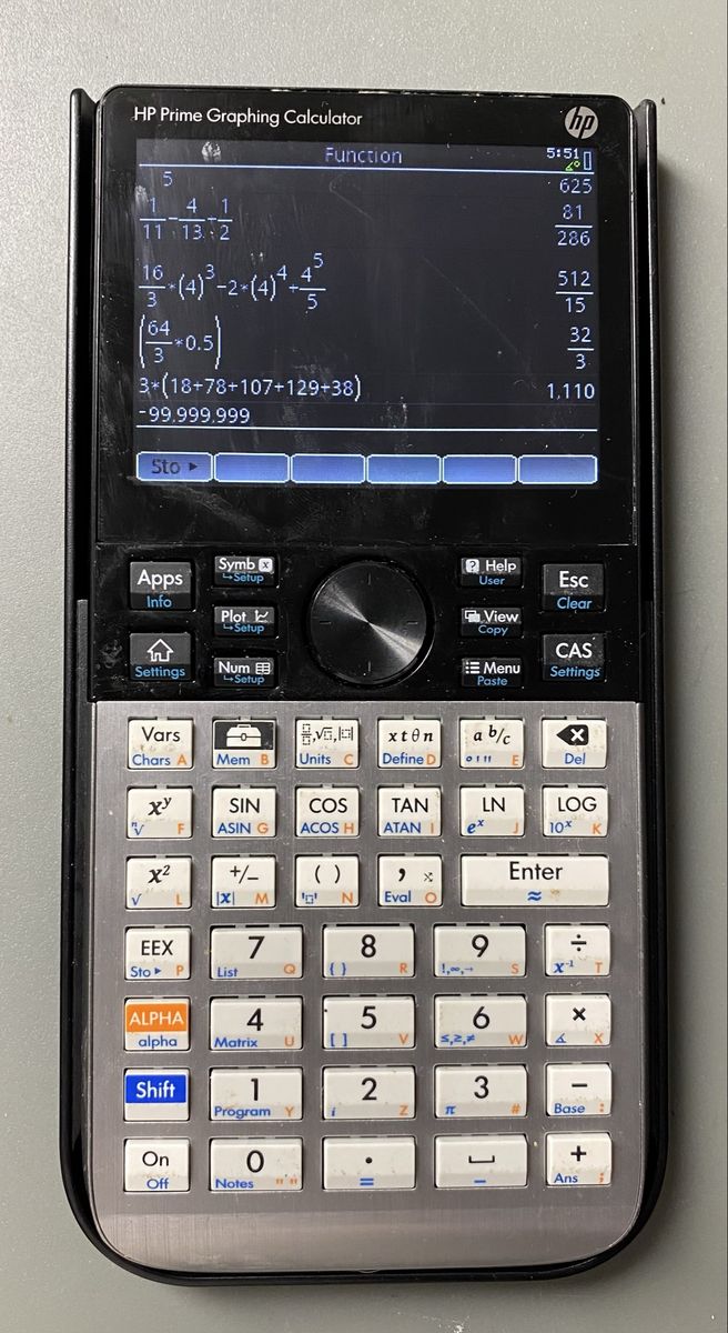 HP Prime advanced graphing programmable calculator 