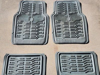 Goodyear 4-Piece All-Weather Rubber Floor Mats