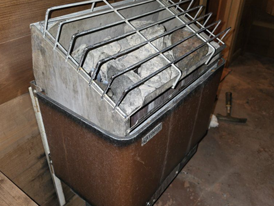 Used OLDER Complete Sauna system that was removed from house