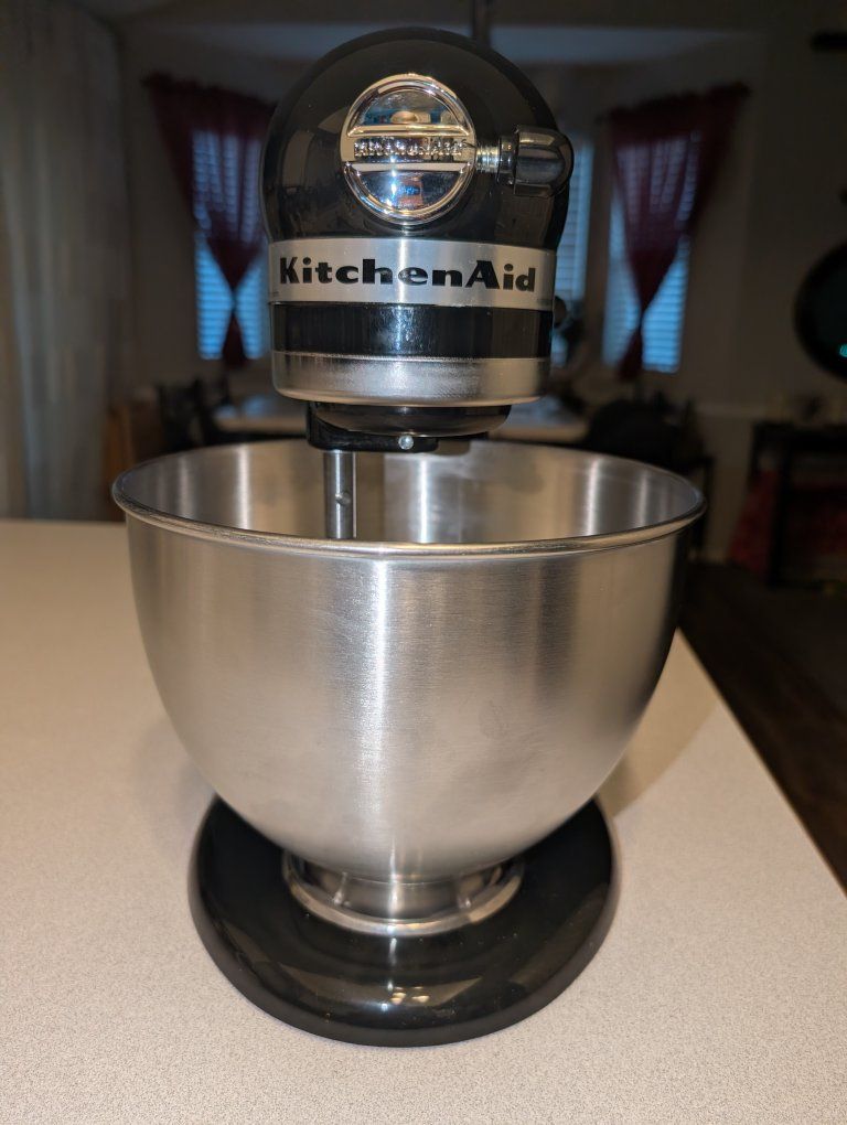 KitchenAid Classic Stand Mixer Black with Stainless Steel Bowl & Attachments