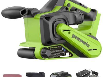 Greenworks BEG401 3" x 18" 24V Cordless Belt Sander 1962222 #106917